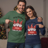 Merry Christmas Gnomes in Truck T-Shirt