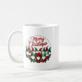 Merry Christmas Gnomes Kaffeetasse (Links)