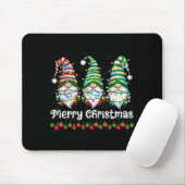 Merry Christmas Gnomes Light Family Gnome Xmas Mat Mousepad (Mit Mouse)