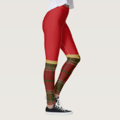 Merry Christmas Gold Bow Leggings (Rechts)
