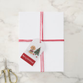 Merry Christmas Goldendoodle Dog Geschenkanhänger (Mit Garn)