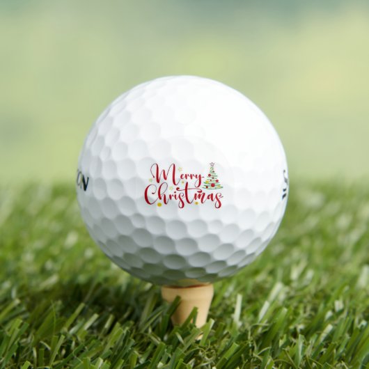 **MERRY CHRISTMAS'** GOLFBALLS GOLFBALL (Insitu T-Shirt)