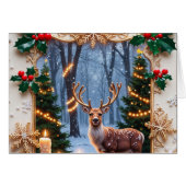 Merry Christmas greeting card (Vorderseite (Horizontal))