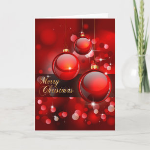 Merry Christmas Greeting Card Feiertagskarte