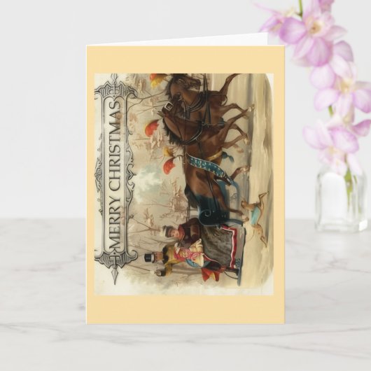 Merry Christmas Greeting Card Karte (Orchidee)