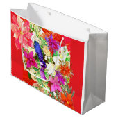 Merry Christmas! Große Geschenktüte (Vorderseite Schrägansicht)