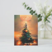 "MERRY CHRISTMAS" Grußkarten Feiertagskarte (Stehend Vorderseite)