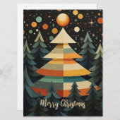 "MERRY CHRISTMAS" Grußkarten Feiertagskarte (Vorne/Hinten)