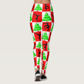MERRY CHRISTMAS GYMNASTICS LEGGINGS (Rückseite)
