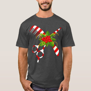 Merry Christmas Hairstyist Funny Tool Hairréstehen T-Shirt