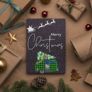 MERRY CHRISTMAS Happy Holiday MCM Camper