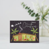 MERRY CHRISTMAS | Happy Holiday Mid Century Modern Postkarte (Stehend Vorderseite)