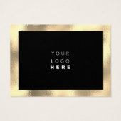 Merry Christmas Happy Holidays Name Logo Gold (Rückseite)