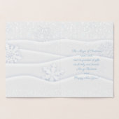 Merry Christmas & Happy New Year! 2022 XMAS Snow Folienkarte (Innenseite)