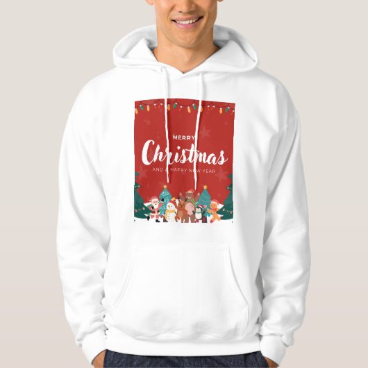 🎄 Merry Christmas & Happy New Year – A Magical Wi Hoodie (Vorderseite)