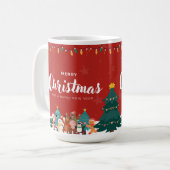 🎄 Merry Christmas & Happy New Year – A Magical Wi Kaffeetasse (Vorderseite Links)