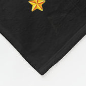 Merry Christmas Happy New Year African American Bl Fleecedecke (Ecke)