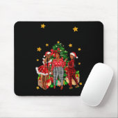 Merry Christmas Happy New Year African American Bl Mousepad (Mit Mouse)