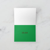 MERRY CHRISTMAS/HAPPY NEW YEAR CARD KARTE (Innenseite)