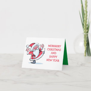 MERRY CHRISTMAS/HAPPY NEW YEAR CARD KARTE