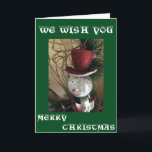 MERRY CHRISTMAS/HAPPY NEW YEAR from SNOWMAN Feiertagskarte<br><div class="desc">DIESER COOLE SCHNEE SAGT ES NUR FÜR SIE "NUR WISSEN UND GLÜCKLICH NEUES JAHR"</div>