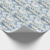 Merry Christmas Happy New Year Holiday Season Geschenkpapier (Ecke)