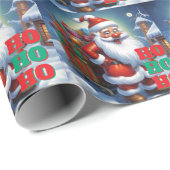 Merry Christmas Happy New Year Holiday Season Geschenkpapier (Rolleneckpunkt)