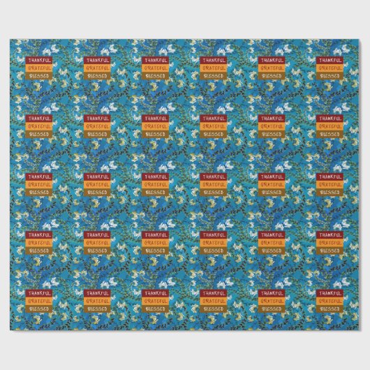 Merry Christmas Happy New Year Holiday Season Geschenkpapier (Flach)