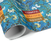 Merry Christmas Happy New Year Holiday Season Geschenkpapier (Rolleneckpunkt)