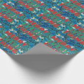 Merry Christmas Happy New Year Holiday Season Geschenkpapier (Ecke)