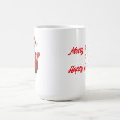 Merry Christmas & Happy New Year Kaffeetasse (Mittel)