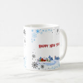 Merry Christmas & Happy New Year Kaffeetasse (VorderseiteRechts)