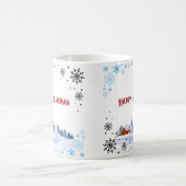 Merry Christmas & Happy New Year Kaffeetasse (Mittel)