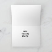 MERRY CHRISTMAS/HAPPY NEW YEAR KARTE (Innenseite)