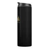 Merry Christmas & Happy New Year": Thermosbecher (Nach rechts gedreht)