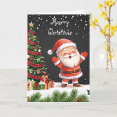 Merry Christmas heartfelt wishes & whimsical   Karte (Gelbe Blume)