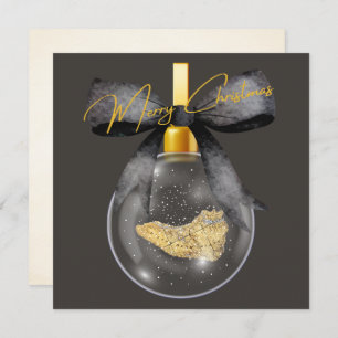 Merry Christmas Hilton Head Island Map Ornament Feiertagskarte