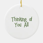 Merry Christmas Hippie Van Ornament (Hinten)