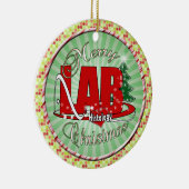 MERRY CHRISTMAS HISTOLOGIE KERAMIK ORNAMENT (Rechts)