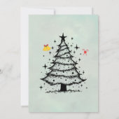 Merry Christmas Holiday Cards Einladung (Rückseite)