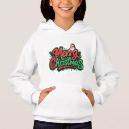 Merry Christmas Holiday Design Hoodie