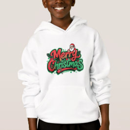 Merry Christmas Holiday Design Hoodie