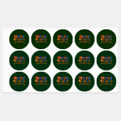 Merry Christmas  Holiday Etiketten (Blatt)