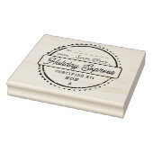 Merry Christmas Holiday Express Mail To From Gummistempel (Stempel)