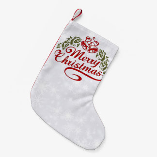 "Merry Christmas" Holiday Stocking Kleiner Weihnachtsstrumpf