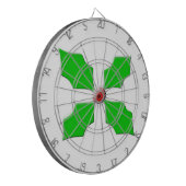 Merry Christmas Holly Dart Board Dartscheibe (Vorderseite Links)