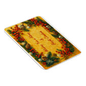 Merry Christmas Holly Magnet (Rechte Seite)