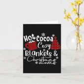 Merry Christmas Hot Cocoa Cozy Blankets & Chri Karte (Gelbe Blume)