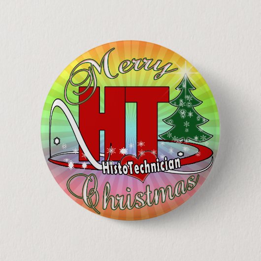 MERRY CHRISTMAS HT HISTOTECHNICIAN BUTTON (Vorderseite)