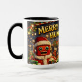 Merry Christmas human unit funny robot holiday to Tasse (Links)
